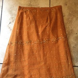 A-line sparkly skirt Le chateau